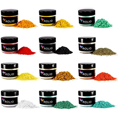 Mica Powder Color Pigment Set (4.2 Ounce)