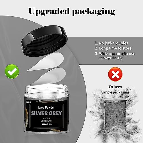 Silver Mica Powder Pigment