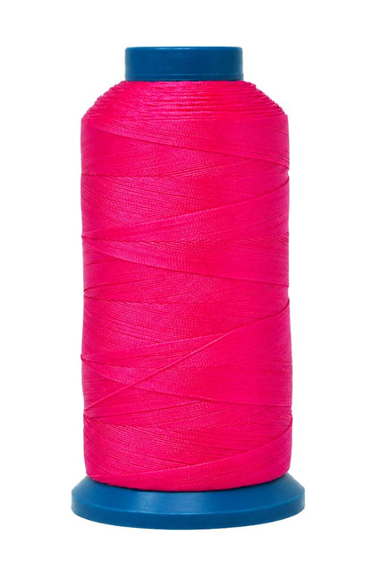 Size 69 210D T70 Black Hot Pink Bonded Nylon Thread 6000 YDs (18000 Foot)