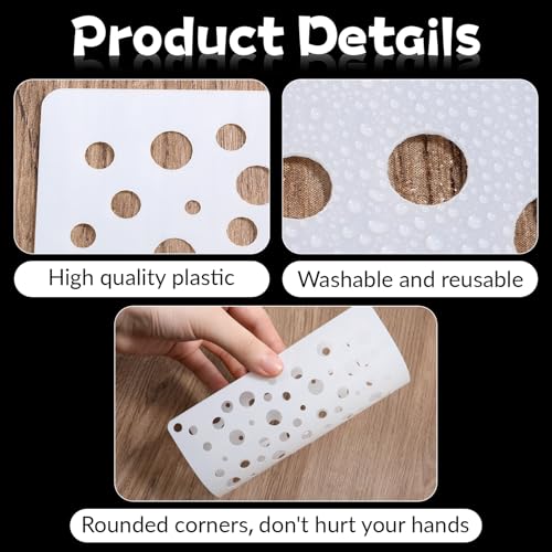 16 Pcs Circle Stencils for Drawing (16 Count)