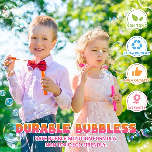 36 Pcs Mini Bubble Wands for Party Favors & Classroom Prizes (36 Count)