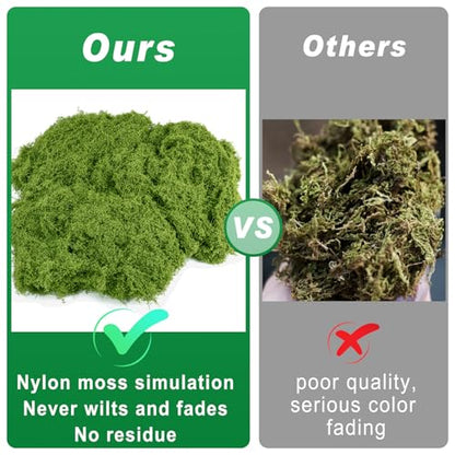 Fake Green Moss for Potted Plants