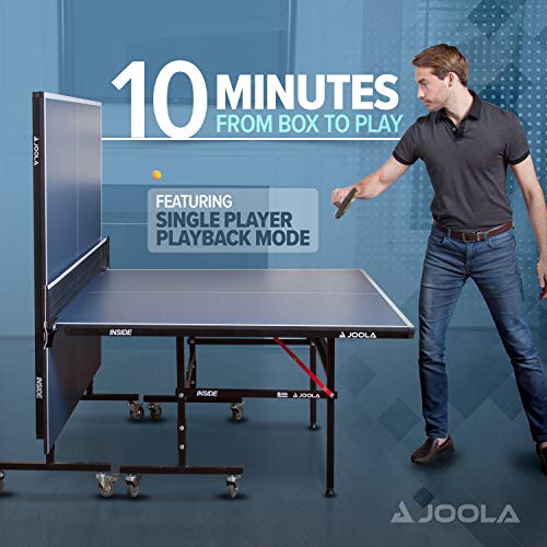 Inside Professional MDF Indoor Ping Pong Table with Quick Clamp Table Tennis Net and Post Set