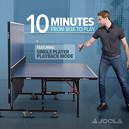 Inside Professional MDF Indoor Ping Pong Table with Quick Clamp Table Tennis Net and Post Set