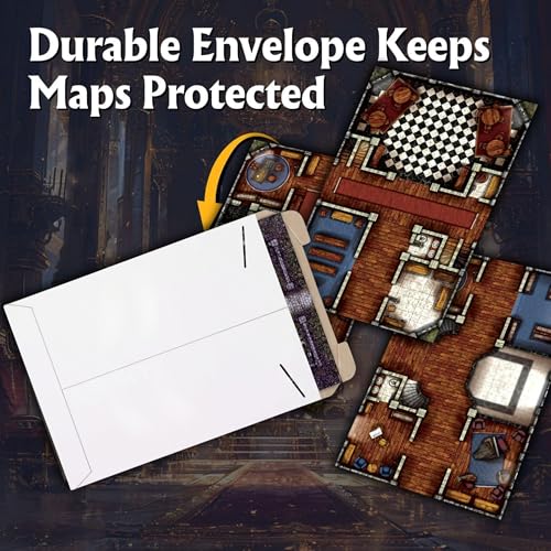 The Highborne Manor Roleplaying Battlemaps; 16 Modular RPG Maps in 8 Double