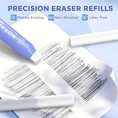5+1 Pack Rotary Retractable Erasers (6 Count)