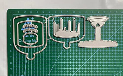 Cutting Dies Happy Birthday Holiday Thanks Greetings Metal Stencils Scrapbooking Tool Love Heart DIY Carbon Steel Embossing Template for Paper Card Making