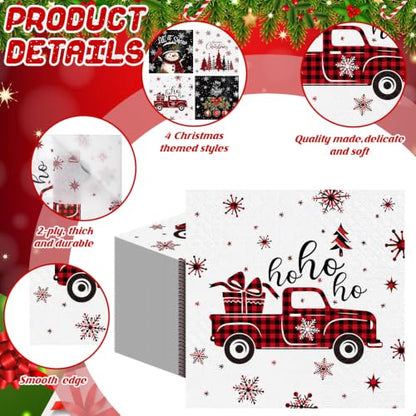200 Pcs Christmas Napkins (200 Count)