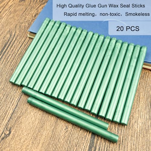 20PCS Mini Glue Gun Wax Seal Sticks for Wax Seal Stamp