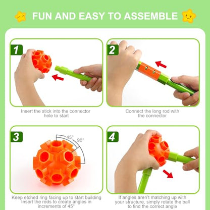 Fort Building Kit for Kids