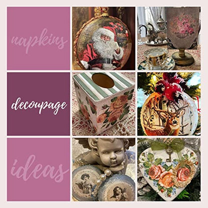 20 ct 13x13 Flowers Paper Luncheon Decoupage Napkins (20 Count)
