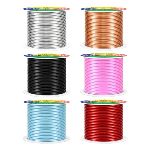 14 GA Red Copper Black Assorted Anodized Aluminum Craft Wire (333 Foot)