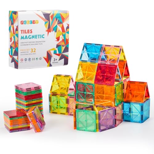 32 Pack Magnetic Tiles (32 Count)