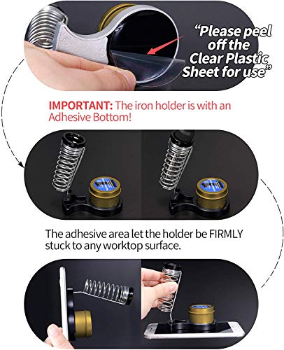 947 III 60W Soldering Iron Kit Adjustable Temperature with Sticky Holder