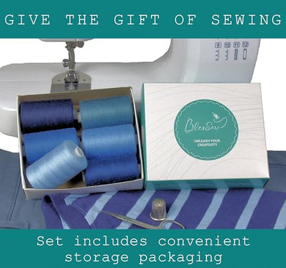 Sewing Thread in Blue Color Tones (18000 Foot )