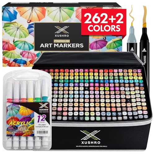 Dual Tip Alcohol Markers Set (262 Count)