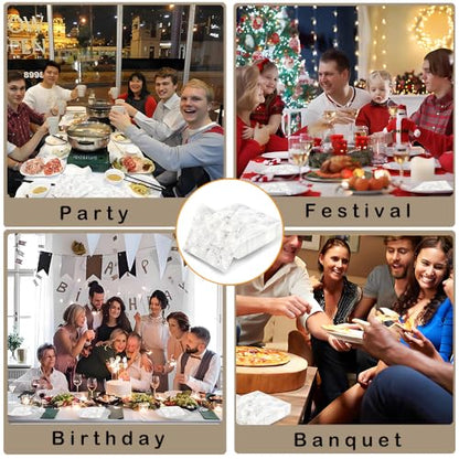 80 Pack Napkins Disposable Paper Towel Cocktail Dinner Party Decoration (80 Count)
