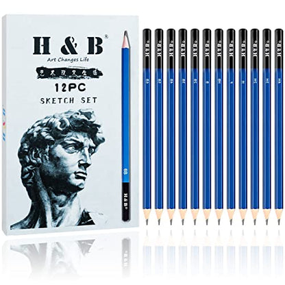 12 PCS Pencil Drawing Kit