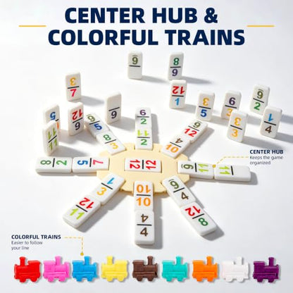Mexican Train Dominoes Double 12