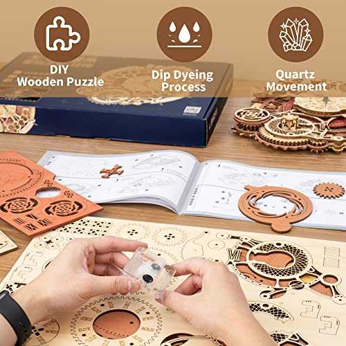 3D Wooden Puzzles for Adults (168 Count)