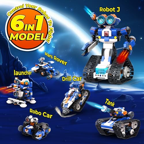 Robot J Creative Building Kit With Storage Box