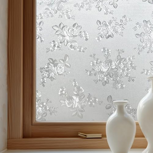 Window Privacy Film Decorative for Front Door