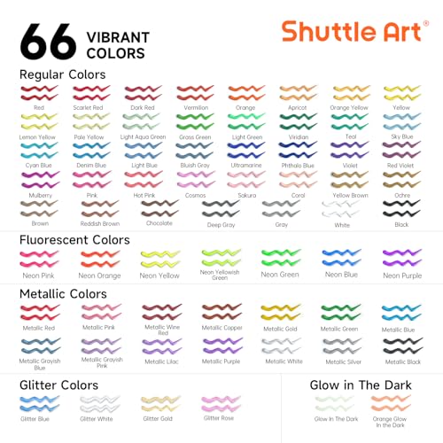 66 Colors Fabric Paint (66 Fl Oz)