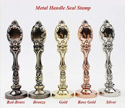 Vintage Santa Claus Monogram Sealing Wax Seal Stamp Silver Metal Handle Kit Custom Invitation Embellishment Christmas Gift Wrap Package Custom Word Wax Seal Stamp Set