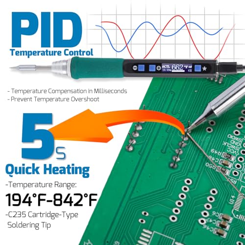 928D IV Soldering Iron Kit with Fast Heating with C235 Tip