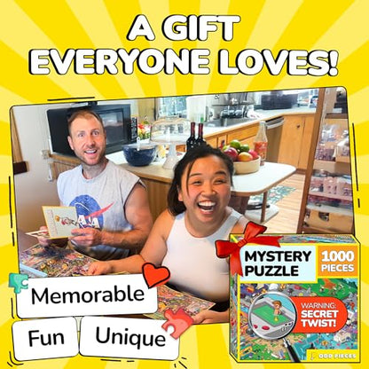Jigsaw Puzzles 1000 Pieces with Storytelling Comics (1000 Count)
