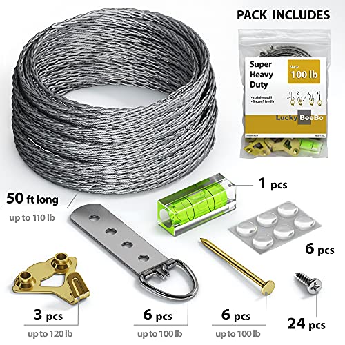 Heavy Duty Picture Wire Hanging Kit