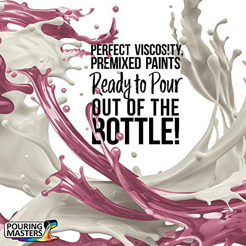Pouring Masters Rose Pink Metallic Pearl Ready to Pour Acrylic Pouring Paint (8 Fl Oz)