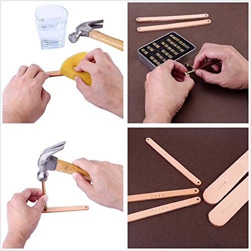 37 Pieces Leathercarft Stamping Tool Set