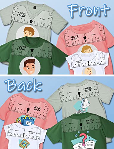 T Shirt Alignment Ruler for Shirt Measurement and Design Placement