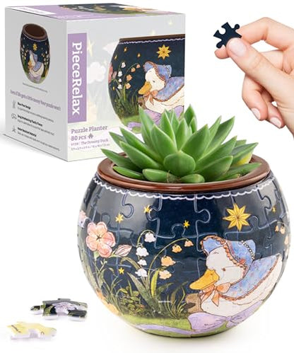 3D Puzzle Planter 80 Pieces (80 Count)