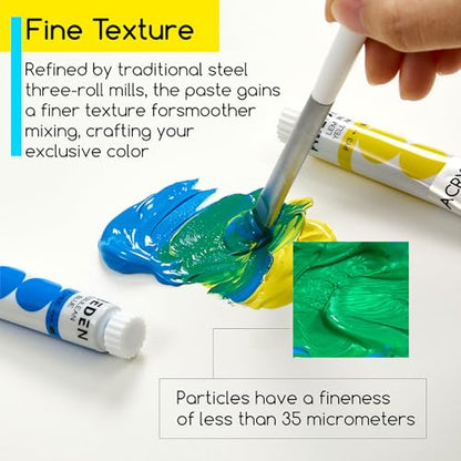 Beginners Acrylic Paint Set (10 Fl Oz)
