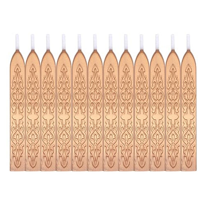12Pcs Sealing Wax Sticks with Wicks for Wax Seal Stamp (12 Count)