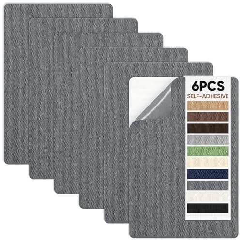 Canvas Patch 5.5 x 8 Inches 6Pcs Self (6 Count)