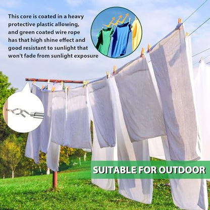 3 16" Clothes Line Outdoors (50 Foot)