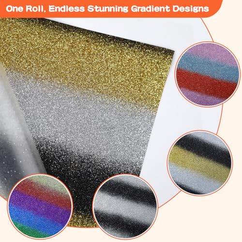 Glitter Heat Transfer Vinyl Rolls