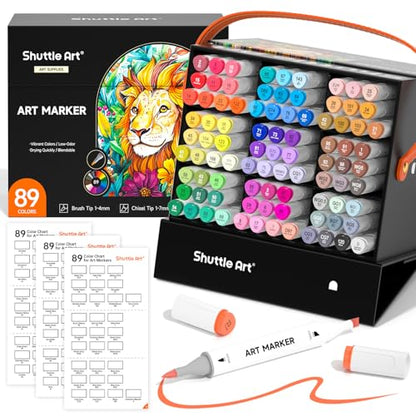 Brush Tip Alcohol Markers