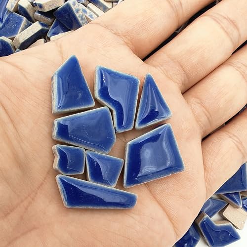 1.1LB Irregular Ceramics Mosaic Tiles (350 Count)