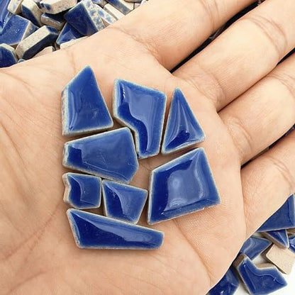 1.1LB Irregular Ceramics Mosaic Tiles (350 Count)