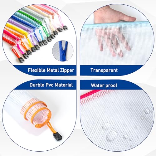 36pcs Zipper Bags for Organizing (36 Count)