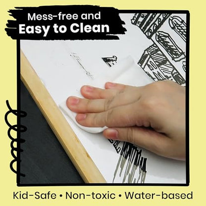 5 Black Chalk Markers for Glass (5 Count)