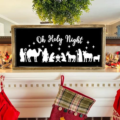 Christmas Stencils for Door Mats Christmas Stencils for Crafts Reusable (13 Count)