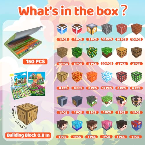 Magnetic Blocks (150 Count)