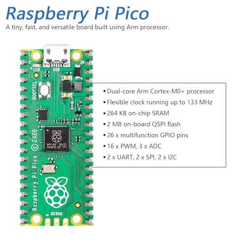 Omni Wheel Car Kit for Raspberry Pi Pico