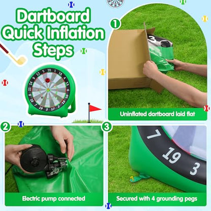 Giant Inflatable Dartboard (28 Count)