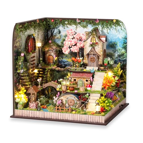 DIY Miniature House Kit with Furniture Plus Dust Proof & Music Movement